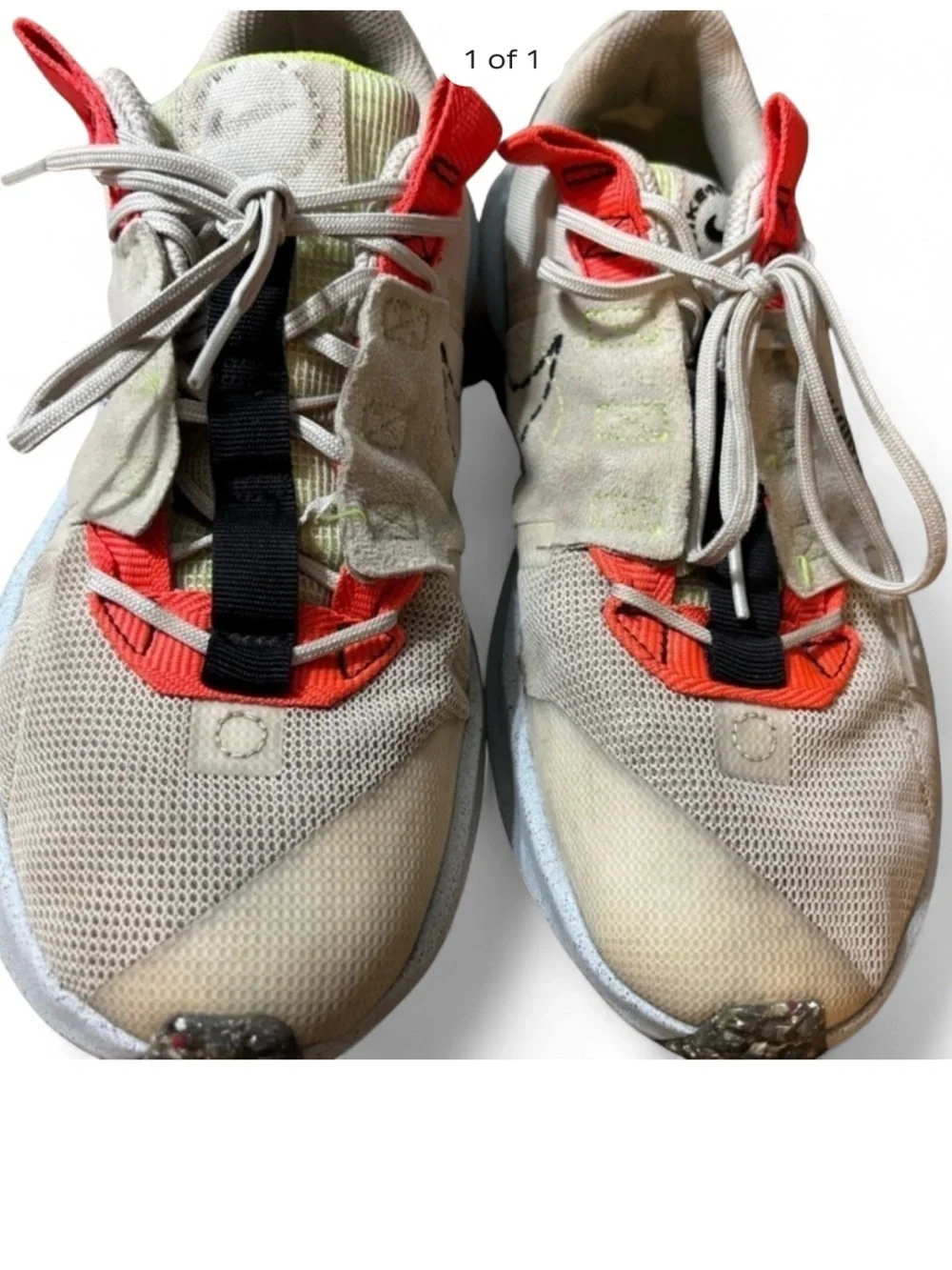 Nike Crater Impact size 7 Youth khaki, gray, black,green,orange